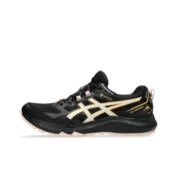 Asics Gel Sonoma 7 Wear Resistant Waterproof And Breathable Low Top Running Shoes Women's Black Yellow White