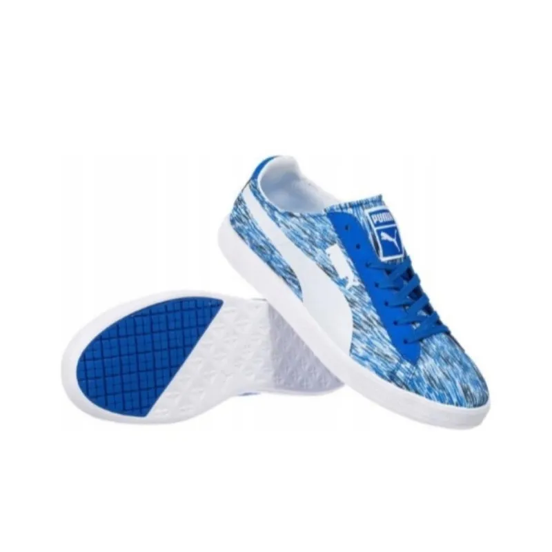 PUMA Archive Lite Lo Coverage Lightweight Breathable Low-Top Skateboard Shoes Men's White Blue-2