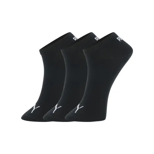 PUMA No-Show Socks Unisex 3 Pack Black