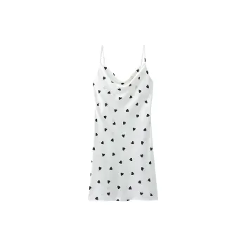 Flowers In Water Nightgown Women's Heart Dress