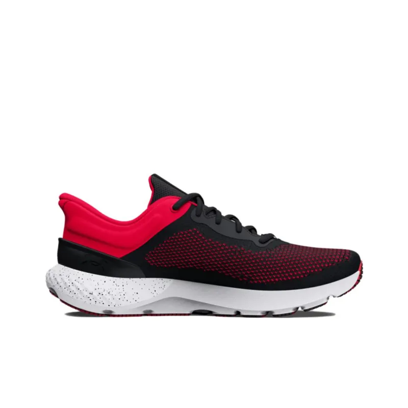 Under Armour Charged Escape 4 Knit Running Sneakers 'Black Red'-1