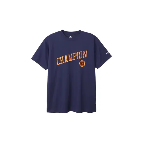 Champion T-Shirts Men Marine Blue