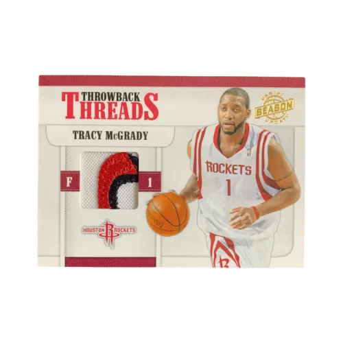 PANINI 2010 11 Season Tracy McGrady Rocket Patch Violent Cut Jersey Star Card Passable In Competition Sports Cards 1 Pc