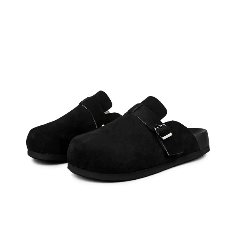 XIE SHE Abrasion Resistant Slip Resistant Wrap toe Slippers Unisex-23