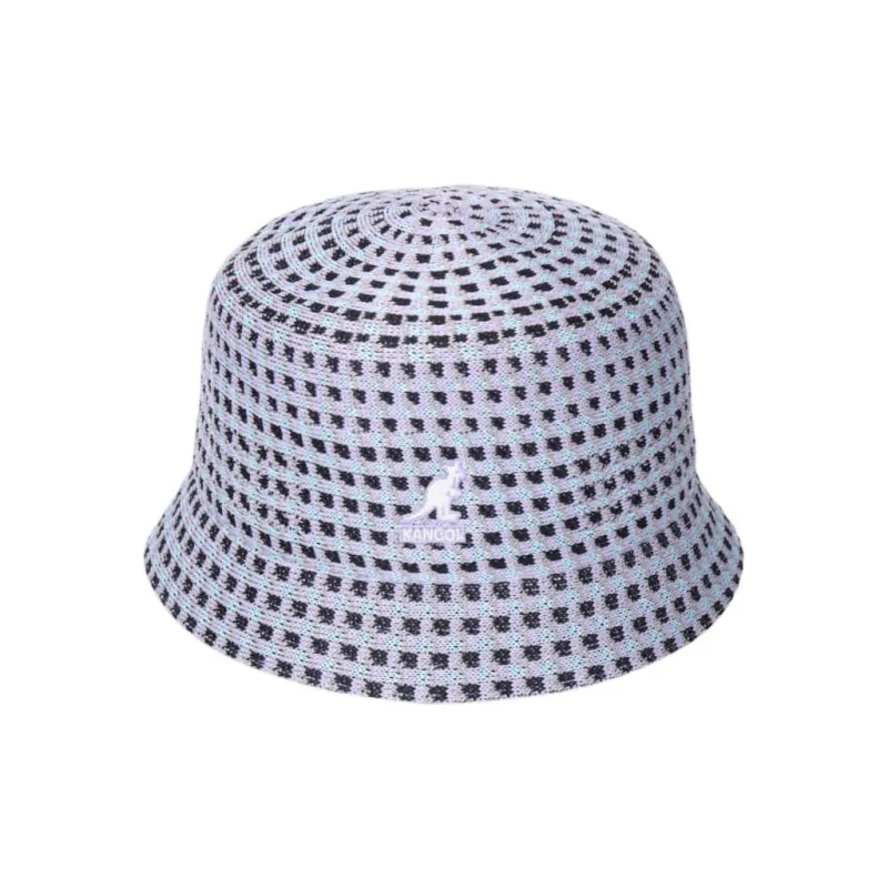 KANGOL Polyester Modified Acrylic Bucket Hats Unisex Purple-1