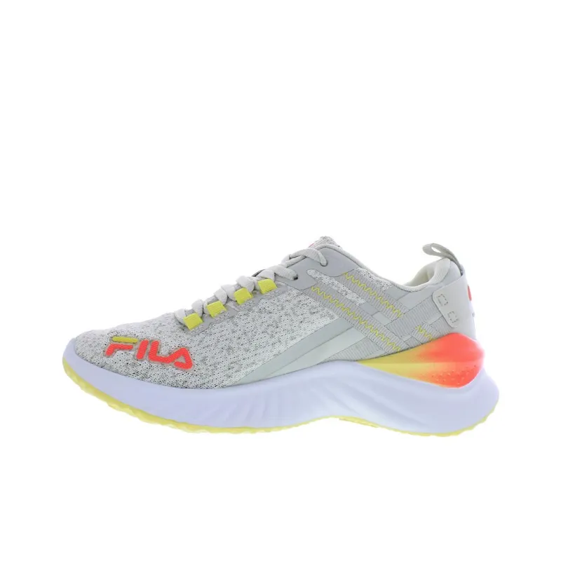 FILA Wear resistant And Lightweight Low Top Running Shoes Women's Gray-0