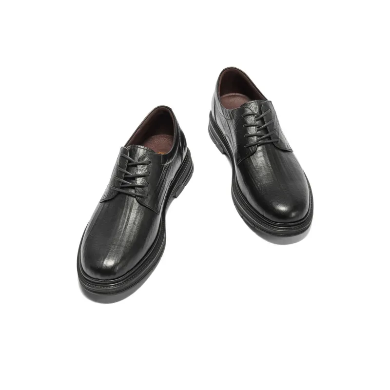 BELLE Dress Shoes Men Low-Top Black-2