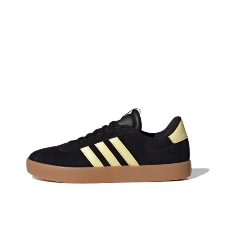Adidas Vl Court 3.0 Core Black Almost Yellow Cloud White Women's-0