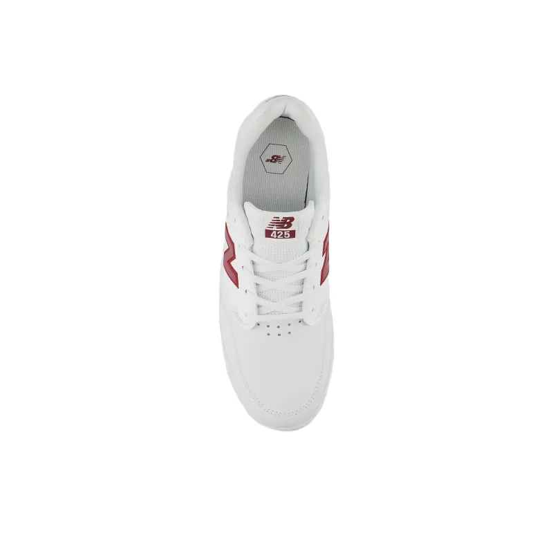 New Balance NB Numeric 425 Anti Slip Wear Resistant Low Top Skateboard Shoes Unisex White-3
