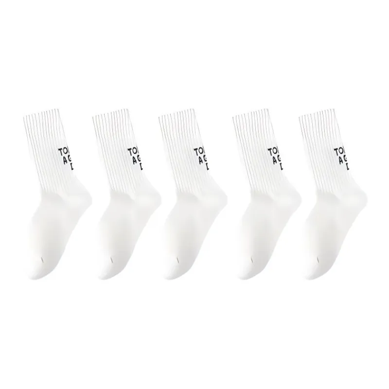 MIIOW Knee High Socks Men's 5 Pack-3