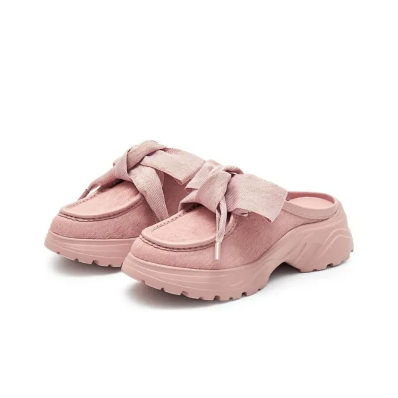 Joypeace Rubber Sole Closed Toe Slippers Women's-2