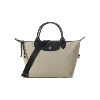 LONGCHAMP Le Pliage Energy Recycled Canvas One Shoulder Handbag Women's Earth Umber