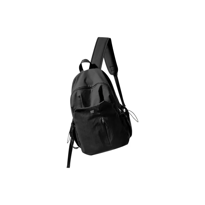 QING QI ZHE Washed Fabric Backpack Regular Unisex Multicolor-7