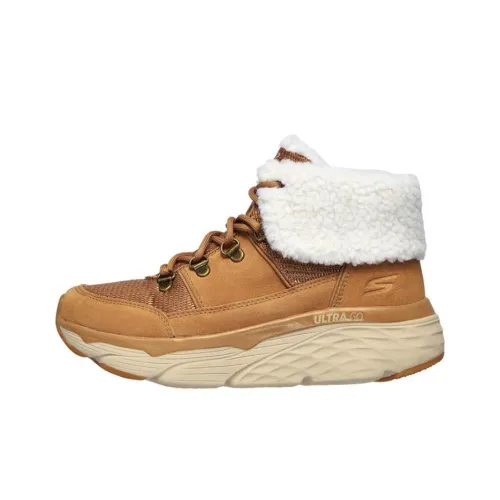 Skechers Max Cushioning Casual Shoes Women's Mid-Top Chestnut