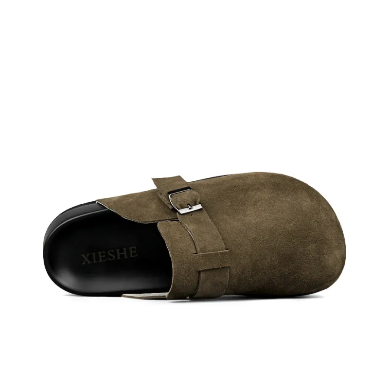 XIE SHE Abrasion Resistant Slip Resistant Wrap toe Slippers Unisex-43