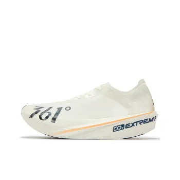 361° Anti Slip Wear Resistant Low Top Running Shoes Men's Feather White Obsidian Black