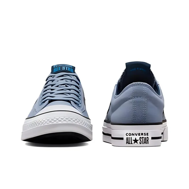 Converse Star Player 76 Anti Slip Wear Resistant Low Top Canvas Shoes Unisex Blue White-4