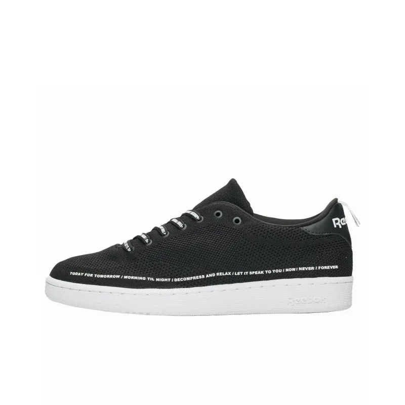 PUBLISH x Reebok Club C Ultk Anti Slip Wear Resistant Low Top Skateboard Shoes Men's Black White-1