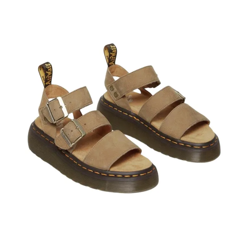 Dr.Martens One Strap Sandals 3.8cm Women's Brown-2