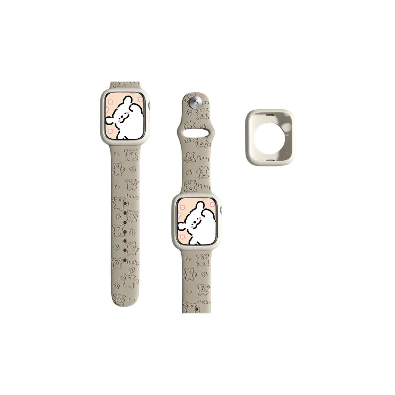 FZRT Apple Compatibility Watch Band 41/45mm Silicone Material-1