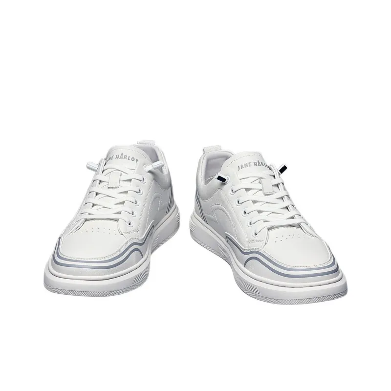 JANE HARLOW Low-Top Skateboard Shoes Men's White-2