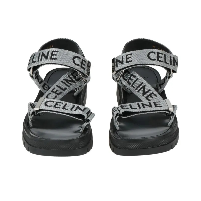 CELINE Beach Sandals Men's Gray-3
