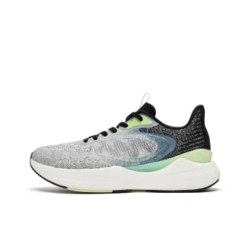 QIAODAN Boundless 5.0 Cushioning Anti-Slip And Wear-Resistant Low-Top Running Shoes Men's Crescent Moon Smart Green