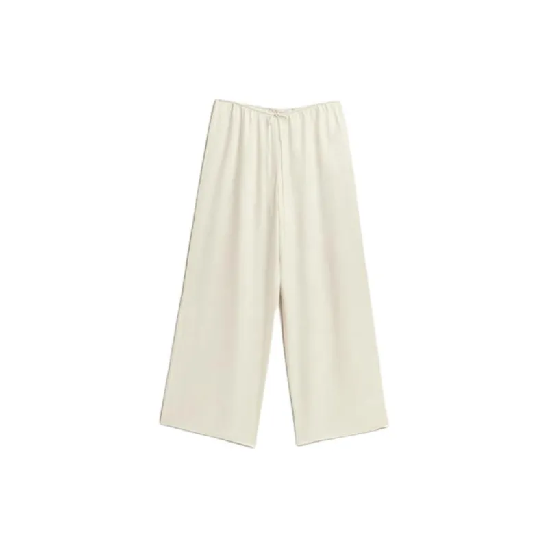 ZARA Pajama Pants Women's Raw White-0