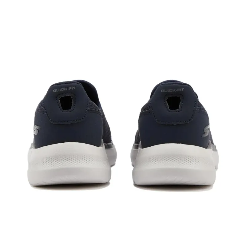 Skechers Go Walk 6 Cushioning Anti Slip Wear Resistant Breathability Low Top Casual Shoes Men's Blue-3
