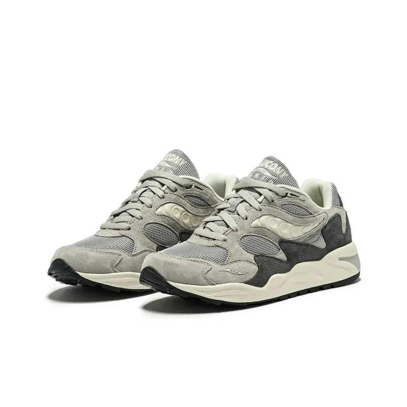 Saucony Grid Shadow 2 Essential Grey Cream-3