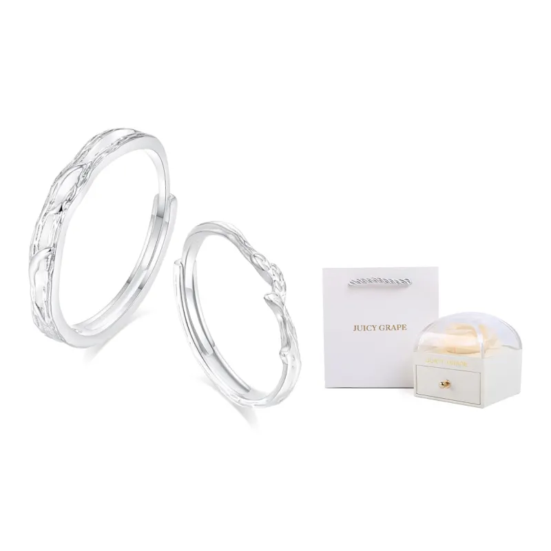 JUICY GRAPE S999 Silver Rings Unisex-3