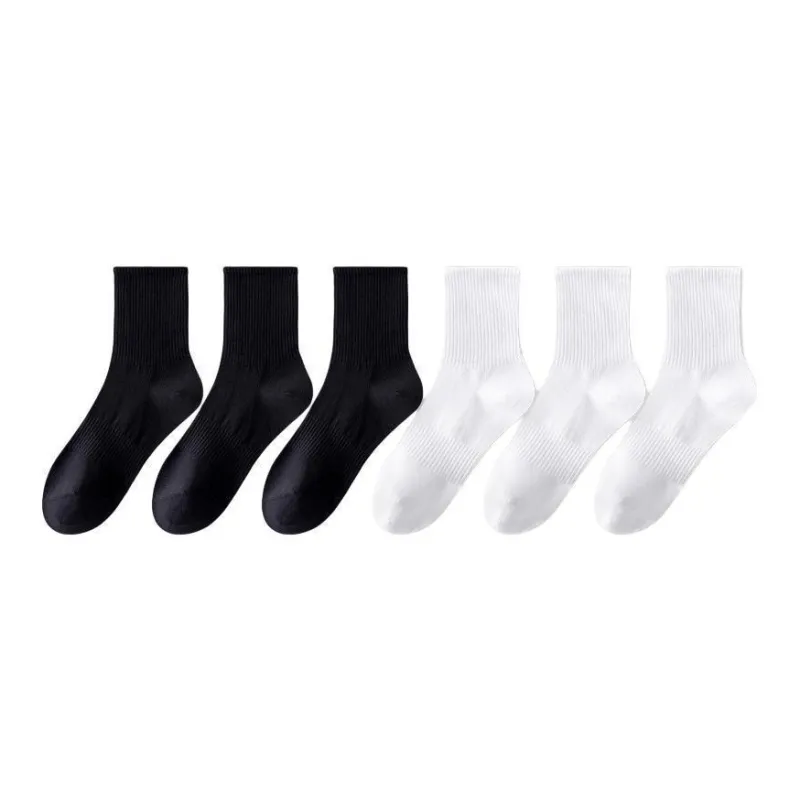MADALLO Mid Calf Socks Men's 6 Pack-1