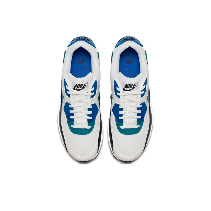 Nike Air Max 90 Sail Radiant Emerald Black Women's-3