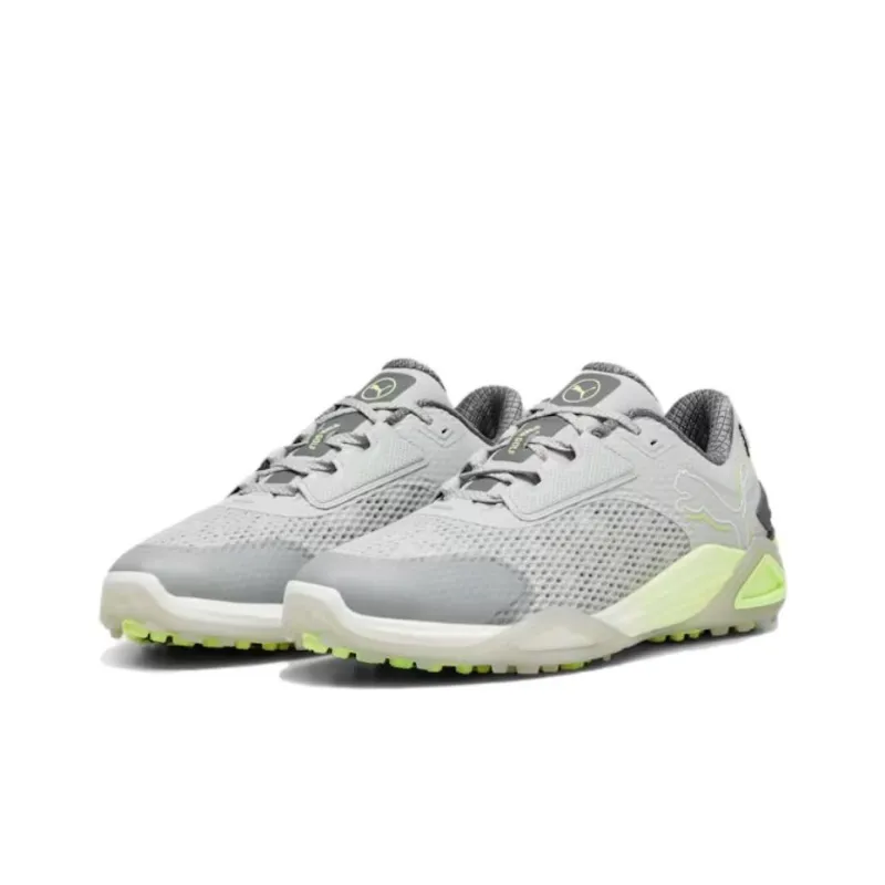 PUMA Anti Slip Wear Resistant Low Top Golf Shoes Men's White Green-2