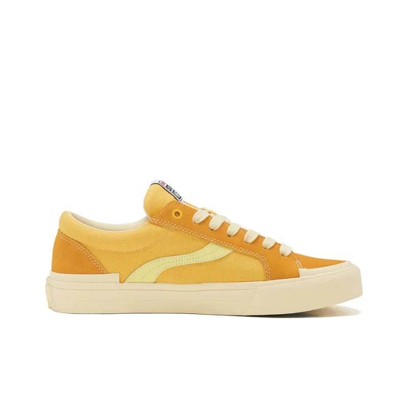 OddCIRKUS x Vision Street Wear Astley Pro Low Top Skateboard Shoes Unisex Sunset Yellow-1