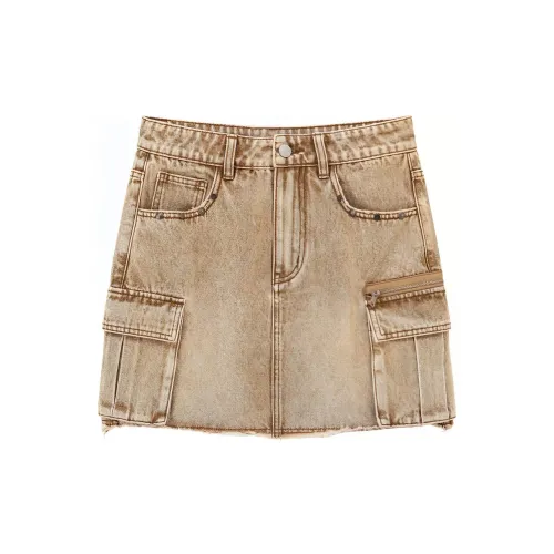 CHUU Casual Short Skirts Women's Desert Brown