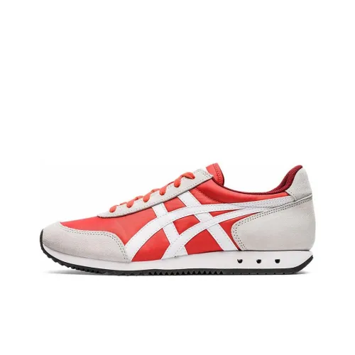 Onitsuka Tiger New York Casual Shoes Unisex Low-Top Gray Red