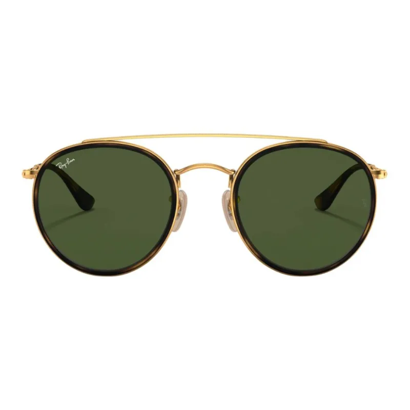 RayBan Double bridge Round frame Sunglasses-1