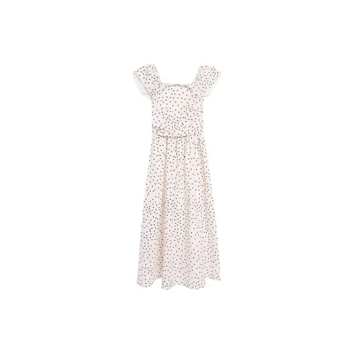 DEDY Short-Sleeved Dresses Women's Polka Dot