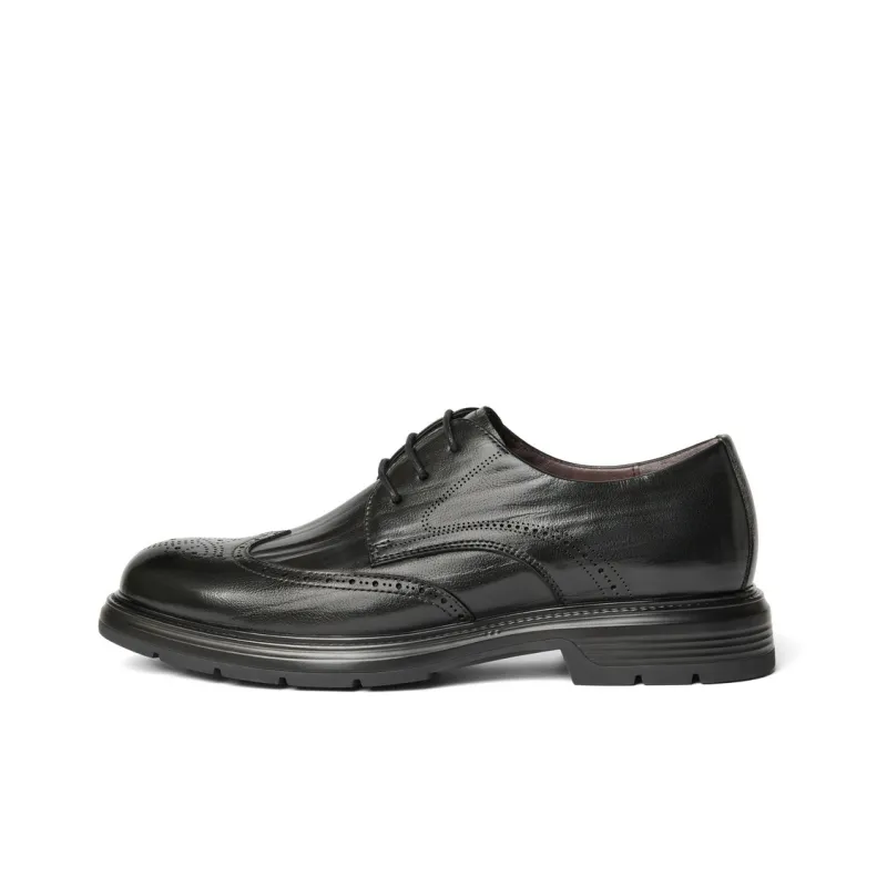 BELLE Dress Shoes Men's Black, Brown-5