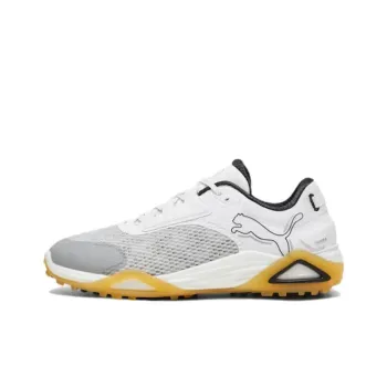 PUMA Shadowcat Nitro Anti Slip Wear Resistant Low Top Golf Shoes Men's White