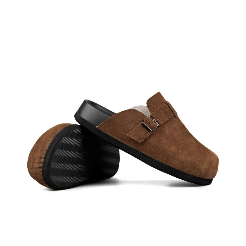 XIE SHE Abrasion Resistant Slip Resistant Wrap toe Slippers Unisex-10