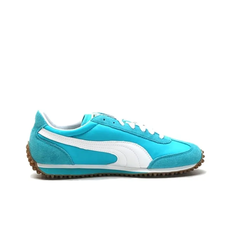PUMA Whirlwind Classic Cushioned Slip Resistant Abrasion Resistant Breathable Low Top Running Shoes Men's Blue White-1