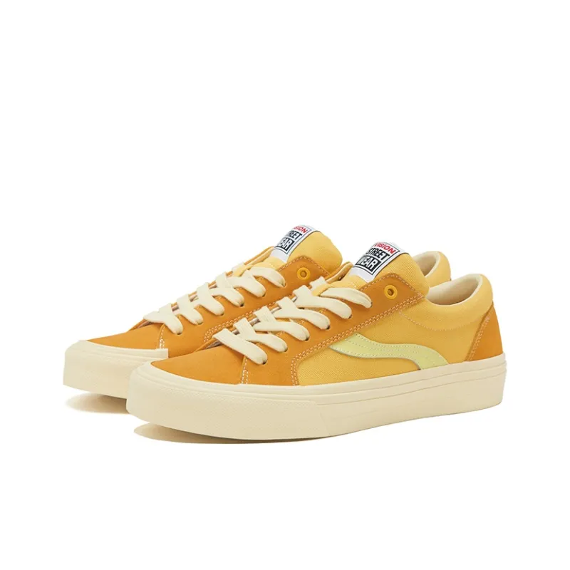 OddCIRKUS x Vision Street Wear Astley Pro Low Top Skateboard Shoes Unisex Sunset Yellow-2