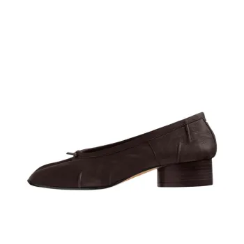 Maison Margiela Tabi Casual Single Shoes 3cm Women's Brown