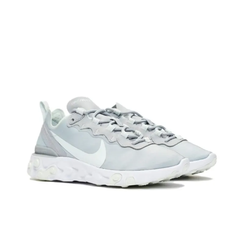 Nike React Element 55 Wolf Grey Ghost Aqua Women's-3