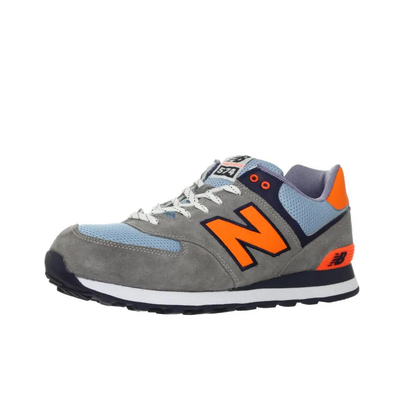 New Balance NB Jr YV996DC Durable Breathable Low-Top Running Shoes Unisex Gray/Blue-2
