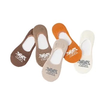 HANADASOX No Show Socks Women's 5 Pack Mixed Color