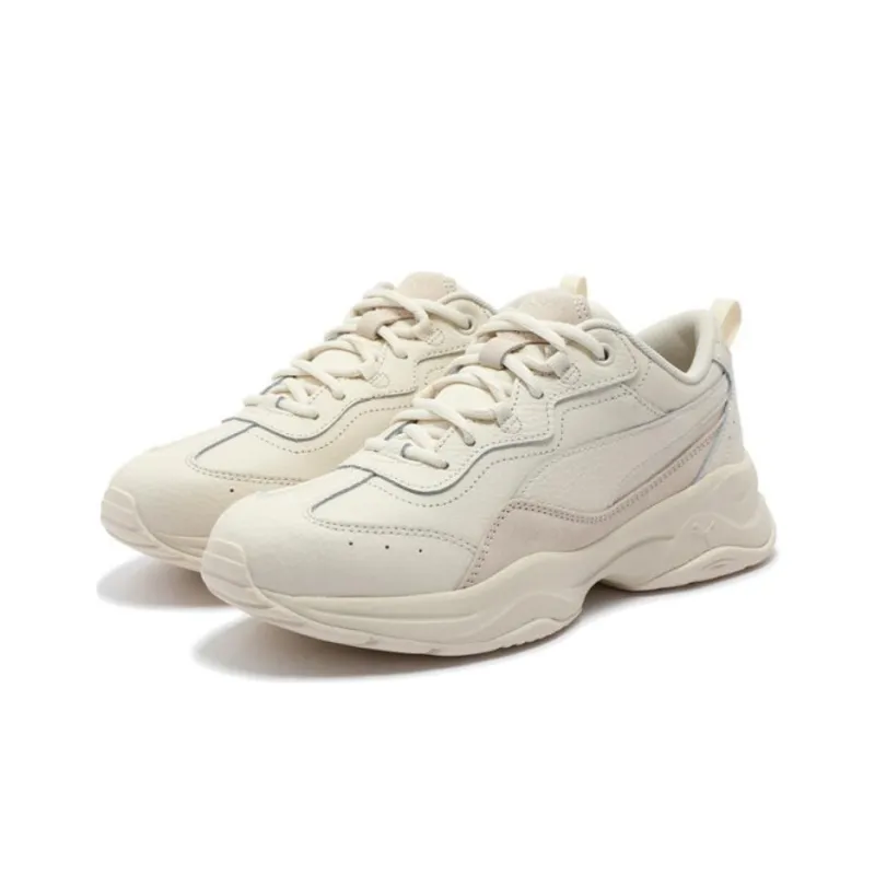 PUMA CILIA LUX Anti Slip Wear Resistant Low Top Casual Shoes Women's Ecru-2