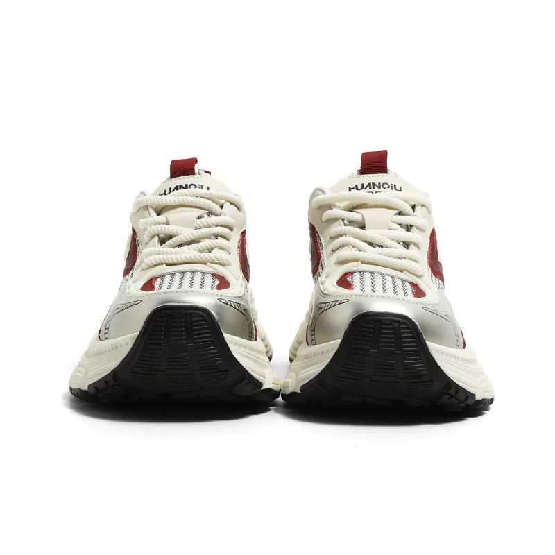 HUANQIU Breathable Support Height Increasing Chunky Sneakers Women's-9